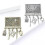 Versatile Compass Design Alloy Pin Suitable for Fashion-Silver 7