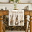 Chemin de table Lapin de Pâques 108 x 13 pouces kaki 2