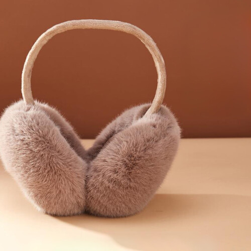 Foldbare polyester ørekopper til kvinder – khaki