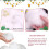 Kunstig snøteppe fluffy bomull 220g 4