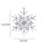Christmas Tree Ornament Wrought Iron Snowflake 3D Silver 6