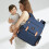 Diaper Bag Backpack with Insulated Pocket and Stroller 3