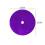 Sciorta Crann Nollag Veilbhit Sequin Corcra 60cm 3