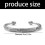 Openable Bracelet Featuring Six Character Mantra Vintage Design 3