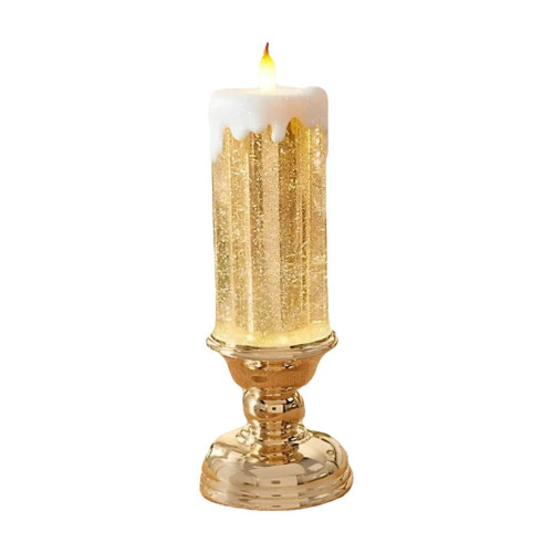 Conjunto de 6 velas de chá de cristal LED a bateria 1