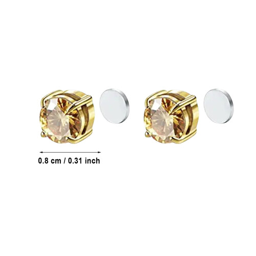 3 par magnetiske akupressurøreringe – uden piercing, 1