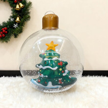Aufblasbare Weihnachtskugel, 35 cm, PVC