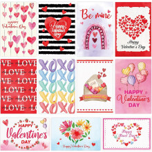 Valentine's Day Cards Assortment 24 Pack with Envelopes and