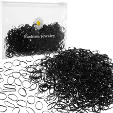 Elastic Hair Ties Black 2mm32mm 1000PCS