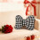 Karymi Bow Ribbon Lumbar Pillow 38x30cm Black 1