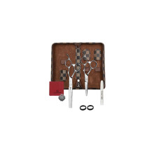 Olivia Garden SilkCut Pro Set HS 5,0 Zoll und Modellierschere 6,0 Zoll