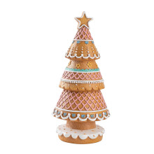Lebkuchen-Weihnachtsornament aus Kunstharz, 10,5 x 23 cm