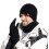 Ensemble bonnet, écharpe et gants d'hiver tricotés 1