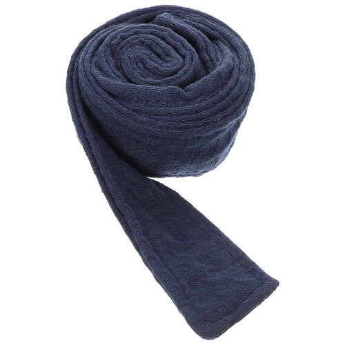 Donkerblauwe polyester badjasriem 170 cm
