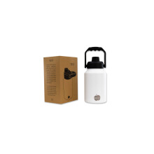 Brotzeit Magnum Thermosflasche 1900 ml Edelstahl weiß