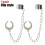Boucles d'oreilles croix unisexes en acier inoxydable 1