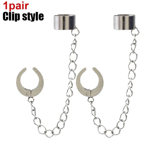 Boucles d'oreilles croix unisexes en acier inoxydable