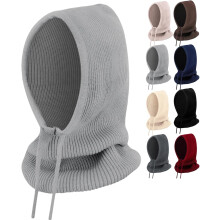 Strikket hetteskjerflue - ullblanding, unisex