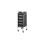 Efalock Arbeitswagen PICCOLO 6002 CliCTEC schwarz-chrom 1