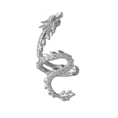 Dragon Ear Cuff Clip-On Guld/Sølv Legering