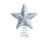 Christmas Star Tree Top Decoration Silver Plastic 1