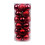24pcs White Shatterproof Christmas Tree Baubles 6cm 5