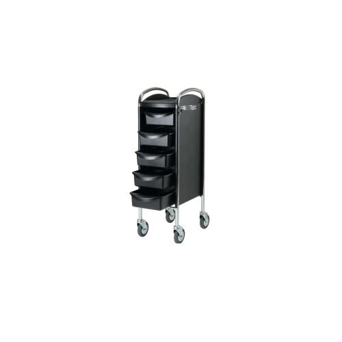 Efalock Arbeitswagen PICCOLO 6002 BASIC HIGH schwarz-chrom