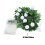 Christmas simulated leaf lights with white balls 20 LED 3
