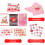 Valentine's Day Cards Assortment 24 Pack with Envelopes and 2
