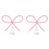 Pearl Tree Topper Bow with Spiral Base 2 pcs 1