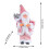 Fluffy stående julemandsfigur dekoration 2