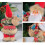 Fluffy stående julemandsfigur dekoration 3