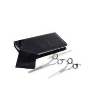 Olivia Garden SilkCut Set HS 5,75 Zoll und Modellierschere Europa 6,0 Zoll