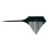 Comair Carbon Profi Line Highlight Kamm Triangle 27 cm mit Abteilspitze 1