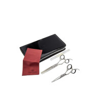 Olivia Garden SilkCut Set HS 5,0 Zoll und Modellierschere Europa 6,0 Zoll