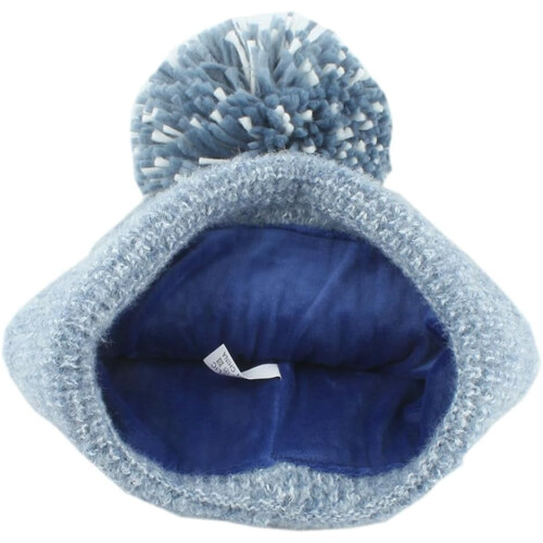 Women's Knitted Winter Set Scarf Hat Gloves Solid Color 2