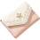 Women's Tri-Fold Wallet PU Leather Slim Pink 2
