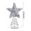 Star Tree Topper Red White Blue Glitter 1 Pack 2