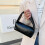 PU-læder clutch til kvinder – sort cylinderhåndtaske 3