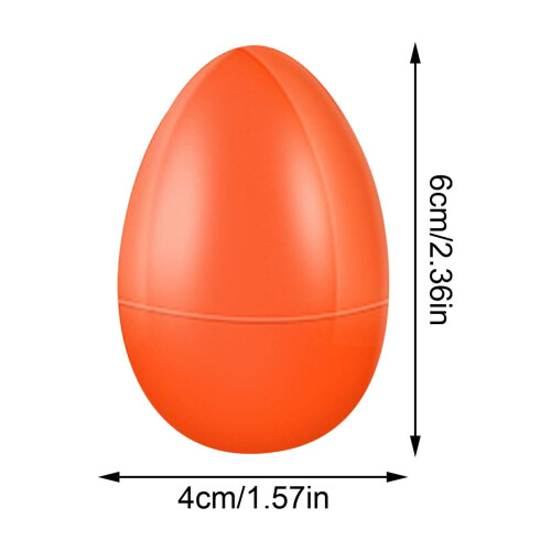 Ouă de Paște din plastic, umplubile, pachet de 6, 2,3 in 1