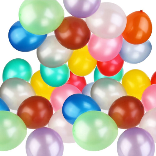 Latex Number Balloon Light Blue 12 pcs 1