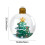Aufblasbare Weihnachtskugel, 35 cm, PVC 3