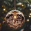 Julkrubba – Juldekoration i akryl, 8 cm, 1
