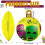 Decor de bal de carnaval gonflabil – Mască galbenă, verde și violet 4