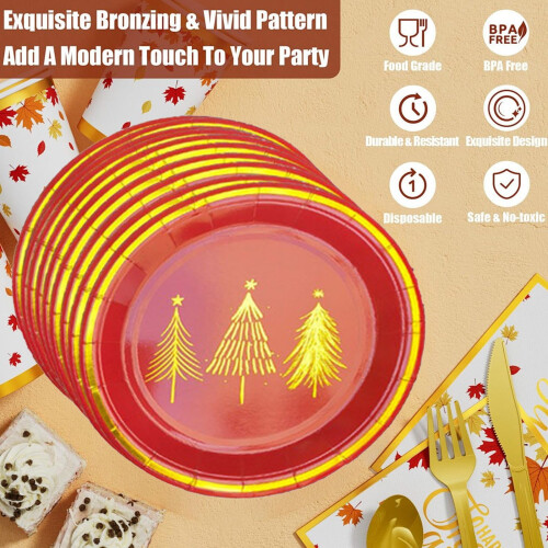 10-Pack Red Disposable Plastic Plates 9.1" Irregular Shape 2