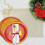 10-Pack Red Disposable Plastic Plates 9.1" Irregular Shape 5
