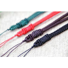 Sznurek Silk Love Rope do naszyjników – zielony, 5 szt.