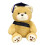 Graduation Bear Plush Toy Brown 10 inch 2