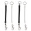 Set de 4 brelocuri retractabile cu arc 1