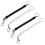 Set de 4 brelocuri retractabile cu arc 3